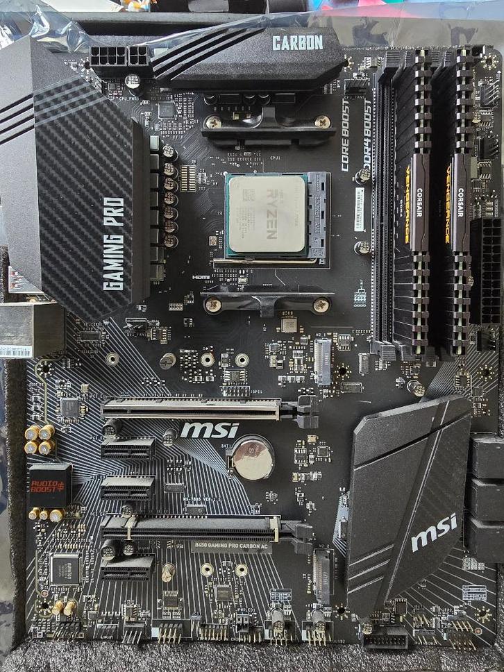 B450 Pro Carbon AC, Ryzen 7 3700X, 16GB DDR4 RAM - Kit, Computers en Software, Desktop Pc's, Gebruikt, 3 tot 4 Ghz, 16 GB, Gaming