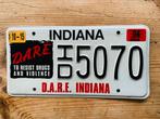 Amerikaanse nummerplaat/nummerplaten Indiana USA, Verzamelen, Auto's, Gebruikt, Ophalen of Verzenden