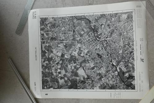 Situation des orthophotos (photo aérienne) 1971, Livres, Atlas & Cartes géographiques, Utilisé, Autres types, Belgique, 1800 à 2000
