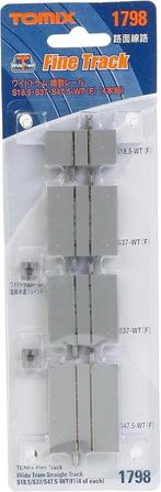 Tomix 1798 Wide Tram - Fraction Track Assortiment (N gauge), Hobby en Vrije tijd, Overige merken, Gelijkstroom, Nieuw, Rails