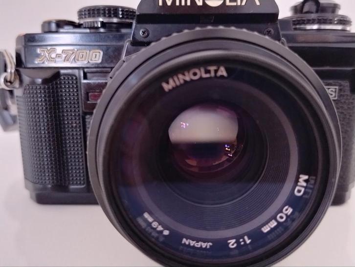 Appareil photo Minolta X 700 MPS avec objectif 50 mm 1:2 et, TV, Hi-fi & Vidéo, Appareils photo analogiques, Utilisé, Reflex miroir
