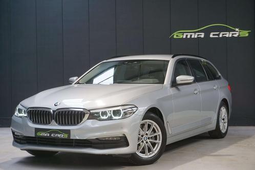 BMW 5 Serie 520 iA Benzine-Automaat-Navi-Cam-PDC-Leder-Garan, Autos, BMW, Entreprise, Achat, Série 5, ABS, Caméra de recul, Airbags
