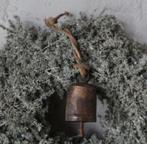 Oude ijzeren Bel - Authentieke - Koebel Geitbel incl. koord, Antiek en Kunst, Ophalen of Verzenden