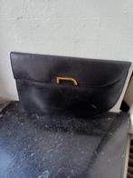 DELVAUX Sac pochette noir sgilé, Envoi, Noir