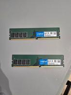 2x8GB DDR4 Ram geheugen, Computers en Software, RAM geheugen, Gebruikt, DDR4, Ophalen of Verzenden, Desktop