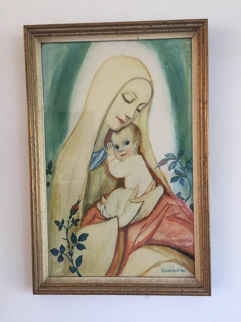 Heinrich Windelschmidt - Madonna met kind (1930), Antiek en Kunst, Kunst | Schilderijen | Klassiek, Ophalen of Verzenden