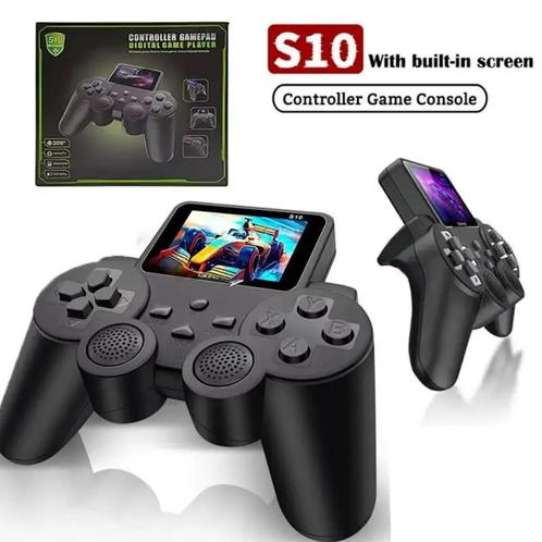 S10 draagbare retro-gameconsole - 520 ingebouwde games, Games en Spelcomputers, Spelcomputers | Nintendo NES, Nieuw, Met 2 controllers