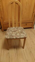 moderne stoel met stoffen zitting, Huis en Inrichting, Stoelen, Ophalen, Gebruikt, Overige kleuren, Modern