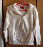 Ecru hoodie trui vest met kap Maat 36-38, Ophalen of Verzenden, Maat 36 (S)