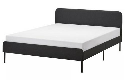 IKEA SLATTUM bed (140x200 cm) – Zo goed als nieuw!, Huis en Inrichting, Slaapkamer | Bedden, Stof, Ophalen