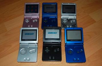 Nintendo gba sp toestellen 