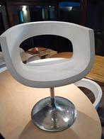 4 sièges baquets design blancs, Synthétique, Enlèvement, Utilisé, Blanc