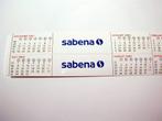 Sabena Sticker #005 Calendar from December 2001 till January, Verzamelen, Nieuw, Ophalen of Verzenden