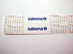 Sabena Sticker #5 Calendar from December 2001 - January 4x32, Ophalen of Verzenden, Nieuw