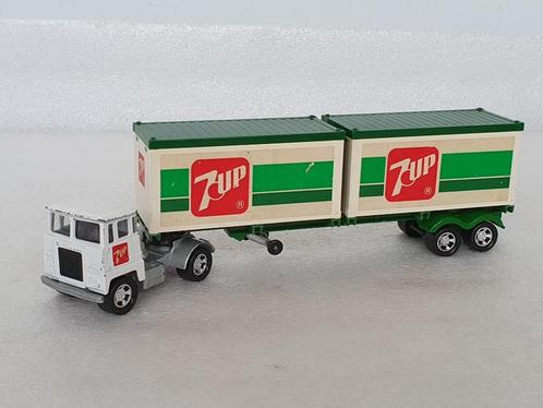 Matchbox - Super Kings: Scammel tractor + Trailer (K-17) 7UP, Kinderen en Baby's, Speelgoed |Speelgoedvoertuigen, Gebruikt, Ophalen of Verzenden