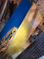 Panneaux pour table en chêne poncé vernis 2 bord écorcé 190/, Chêne