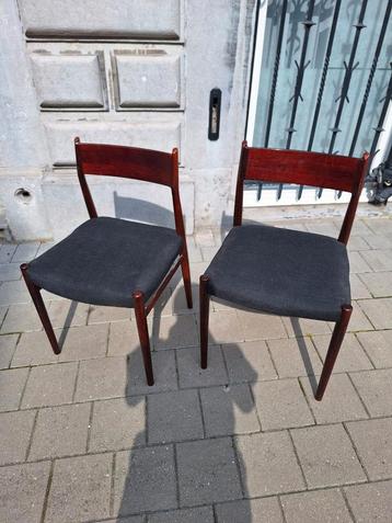 Paire de chaises vintage Arne Vodder pour Sibast années 60