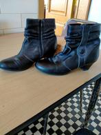 Zwarte korte botjes met rits opzij. Maat 39., Kleding | Dames, Schoenen, Zwart, Lage of Enkellaarzen, Ophalen of Verzenden, Gedragen