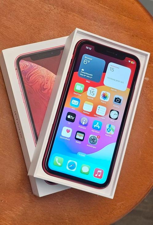 Apple iPhone XR 128GB, Telecommunicatie, Mobiele telefoons | Apple iPhone, Zo goed als nieuw, 128 GB, iPhone XR, Rood, Ophalen of Verzenden