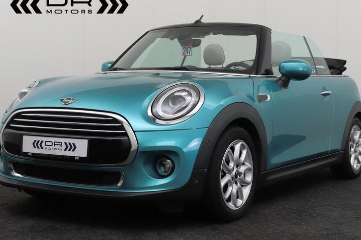 MINI Cooper Cabrio 1.5 Automaat - CARPLAY - LEDER - NAVI, Auto's, Mini, Bedrijf, Cabrio, ABS, Airbags, Airconditioning, Android Auto