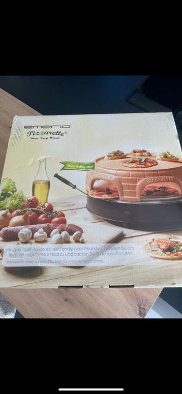 Pizzarette Emerio, Enlèvement ou Envoi, Utilisé, 4 à 7 personnes