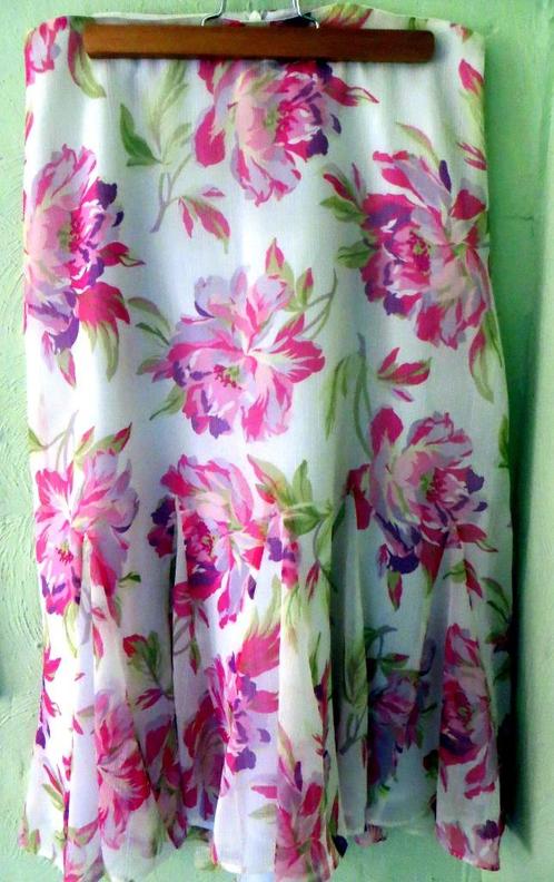 zomerse rok, Kleding | Dames, Rokken, Zo goed als nieuw, Maat 36 (S), Overige kleuren, Onder de knie, Ophalen of Verzenden