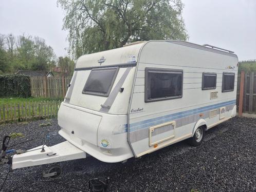 Caravan, Caravans en Kamperen, Caravans, Particulier, Hobby, Lengtebed, Kachel, Ophalen