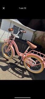 Roze kinderfiets - Sjoef - 18 inch, Fietsen en Brommers, Fietsen | Meisjes, Ophalen, 18 inch