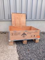 Houten kist met deksel, Ophalen, Zo goed als nieuw