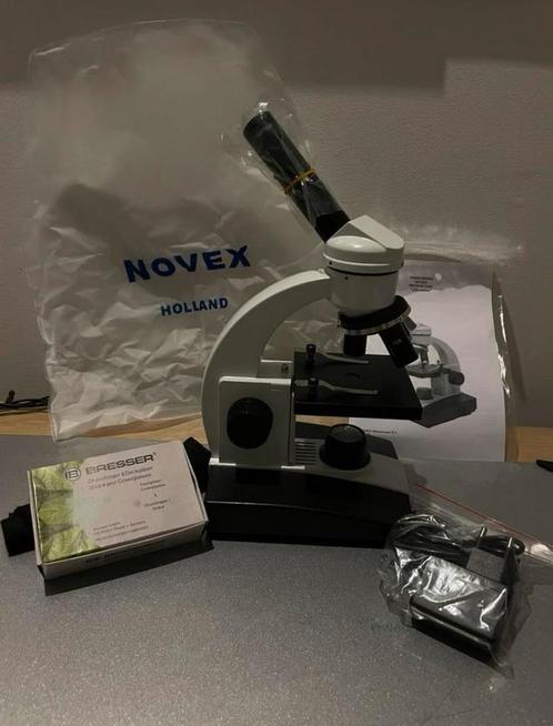 Gloed nieuwe microscoop van Novex Holland, Audio, Tv en Foto, Optische apparatuur | Microscopen, Nieuw, Minder dan 400x, Ophalen of Verzenden