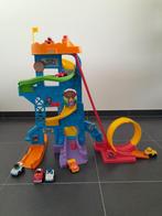 autobaan little people, Kinderen en Baby's, Speelgoed | Racebanen, Ophalen, Racebaan, Zo goed als nieuw, Met looping