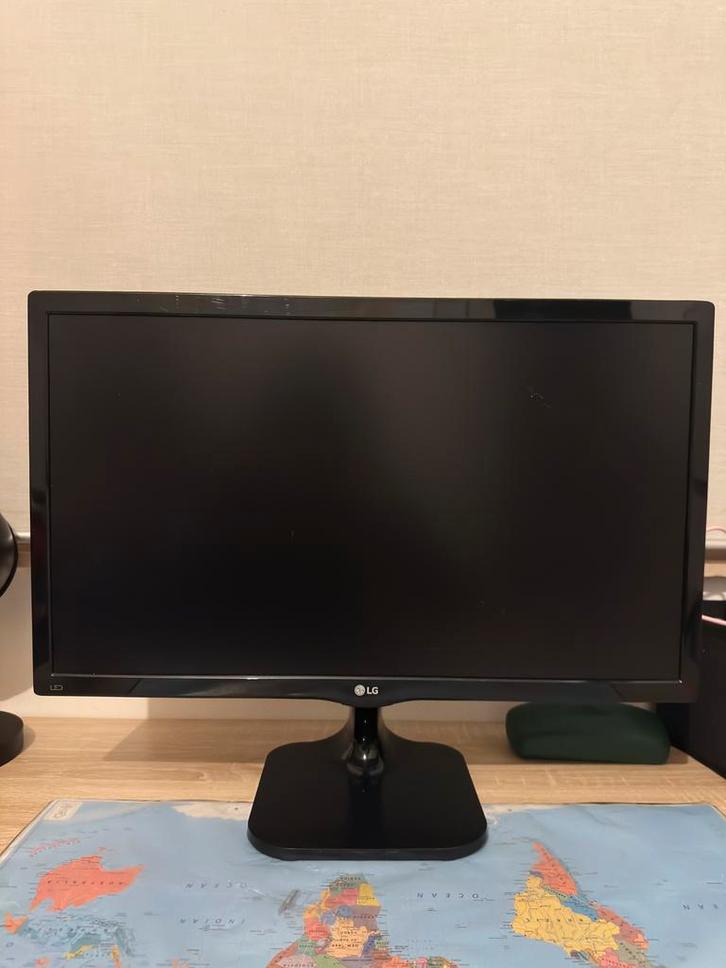 LG 24M47VQ – 24” Monitor | Zonder stroomkabel, Computers en Software, Monitoren, Zo goed als nieuw, HDMI, HD, Ophalen