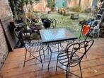 Table mosaïque, 4 chaises., Jardin & Terrasse, Ensembles de jardin, Comme neuf, Enlèvement