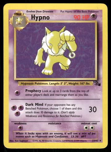 Hypno 23/62 - Fossil (NM) beschikbaar voor biedingen