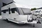 Nieuwe 4pers.Hobby met black Line pack "BADKAMERCARAVAN", Caravans en Kamperen, Rondzit, Hobby, Frans bed, Tot en met 4