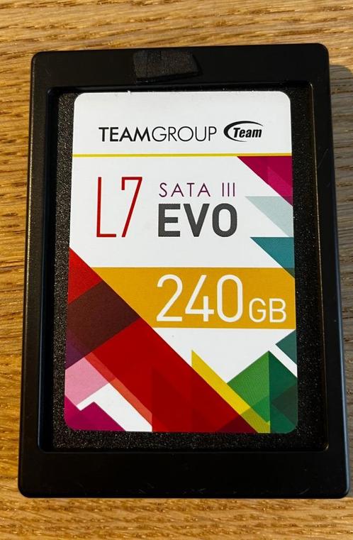 Teamgroup L7 SATA III EVO 240GB, Computers en Software, Harde schijven, Gebruikt, Laptop, Intern, SSD, SATA, Ophalen of Verzenden