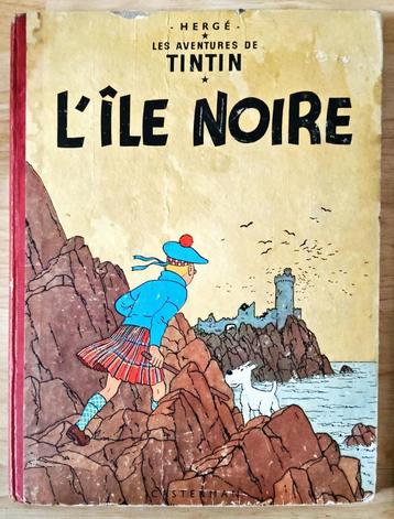 L'Île noire (19606, éd. Chtintin) Couleurs de Casterman 1960, Enlèvement ou Envoi, Utilisé