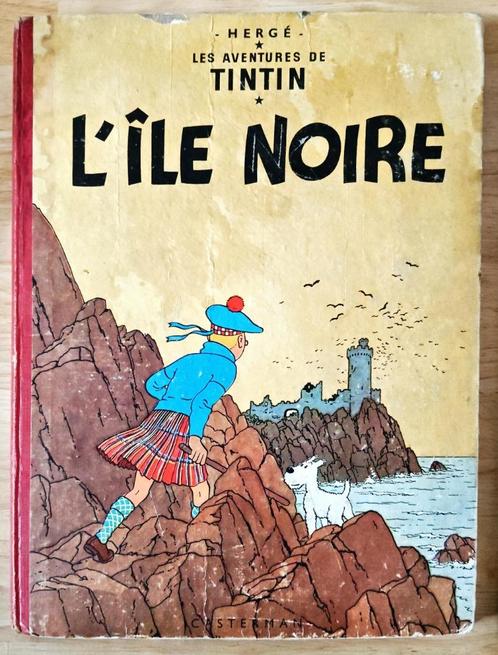 L'Île noire 19606 HCTintin Ed. Casterman couleurs 1960, Boeken, Stripverhalen, Gelezen, Ophalen of Verzenden