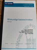 Wiskundige basistechnieken - oefeningen, Boeken, Studieboeken en Cursussen, Ophalen of Verzenden, Zo goed als nieuw