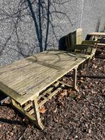 Tuintafel en stoelen, Tuin en Terras, Ophalen, Gebruikt
