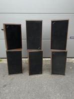 Lot van 6 vintage Sansui ES 100/200 luidsprekers, Audio, Tv en Foto, Luidsprekerboxen, Gebruikt, 60 tot 120 watt, Front, Rear of Stereo speakers