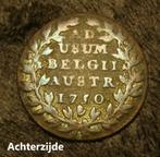 Dubbeloord of Liard van Maria Theresia 1750 (Antwerpen), Timbres & Monnaies, Monnaies | Belgique, Bronze, Envoi, Monnaie en vrac