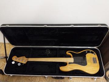 Fender Precision Bass 1978 natural fretless, Muziek en Instrumenten, Snaarinstrumenten | Gitaren | Bas, Ophalen, Gebruikt, Elektrisch
