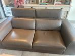Lederen salon 2 + 3 personen zetels, in hele nette staat, Huis en Inrichting, Zetels | Zetels, Ophalen, Gebruikt