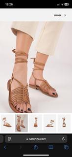 Bruin lederen sandaaltjes met enkellinten nieuw Les Tropezie, Kleding | Dames, Bruin, Nieuw, Les Tropeziennes, Sandalen of Muiltjes