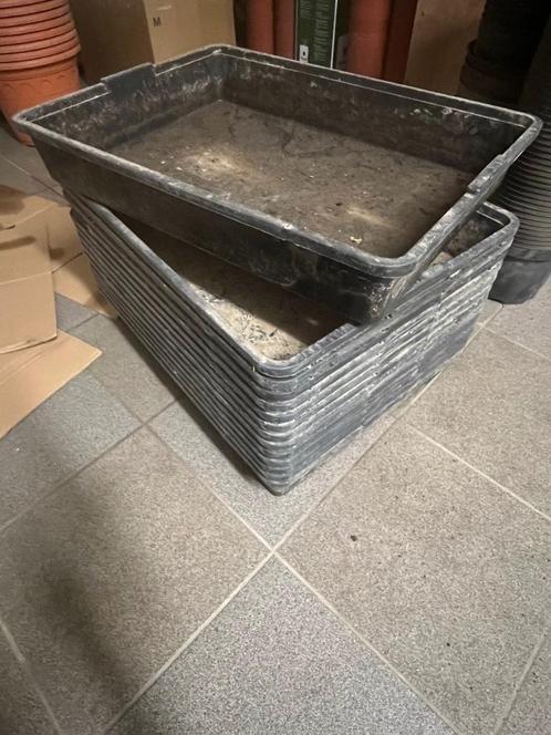 Zaaibak in groot formaat 56,6 x 42 x 9 cm, Tuin en Terras, Bloempotten, Gebruikt, Kunststof, Binnen, Balkon, Tuin, Minder dan 40 cm
