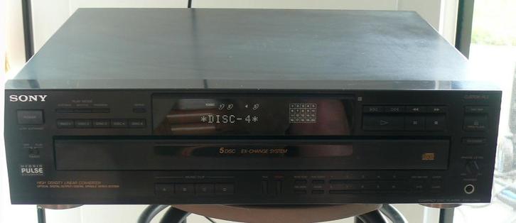 Lecteur CD sony CDP-545, Audio, Tv en Foto, Cd-spelers, Niet werkend, Sony, Wisselaar, Ophalen of Verzenden