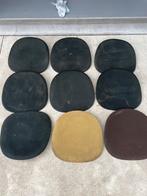 Set van 9 originele vintage Eames side chair cushion pads, Huis en Inrichting, Ophalen of Verzenden, Gebruikt