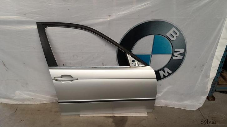 Rechts voor deur portier BMW 3 serie E46 Titansilber met. 35, Auto-onderdelen, Carrosserie, Deur, Gebruikt, Ophalen of Verzenden