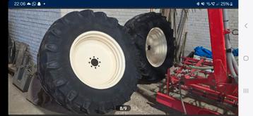 Trelleborg banden+ velgen. 540/65 R28 + W13 velgen. beschikbaar voor biedingen